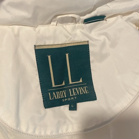 EUC Larry Levine Quilted Waterfowl Feather Filled Puffer Full Zip Coat Sz Large - Picture 10 of 11